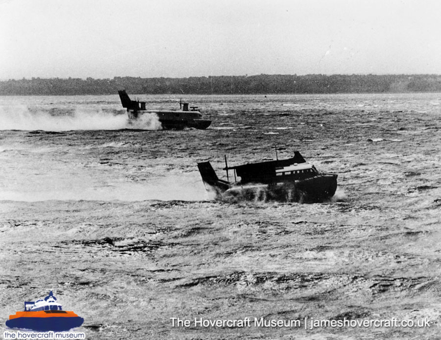 SRN5 with the Royal Navy -  (credit: The <a href='http://www.hovercraft-museum.org/' target='_blank'>Hovercraft Museum Trust</a>).